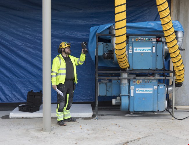 temporärt klimat TCS byggklimat
